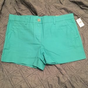 GAP Khaki Teal Green Shorts NWT Women’s Size 4
